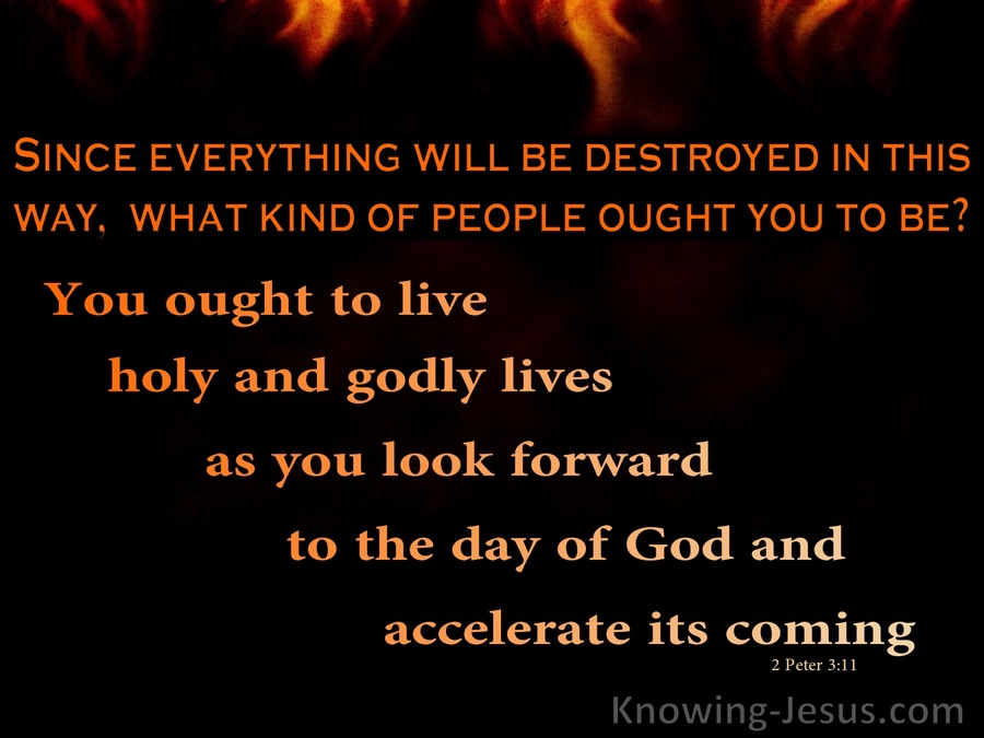 2 Peter 3:11 The Great Conflagration (devotional)10:19 (black)